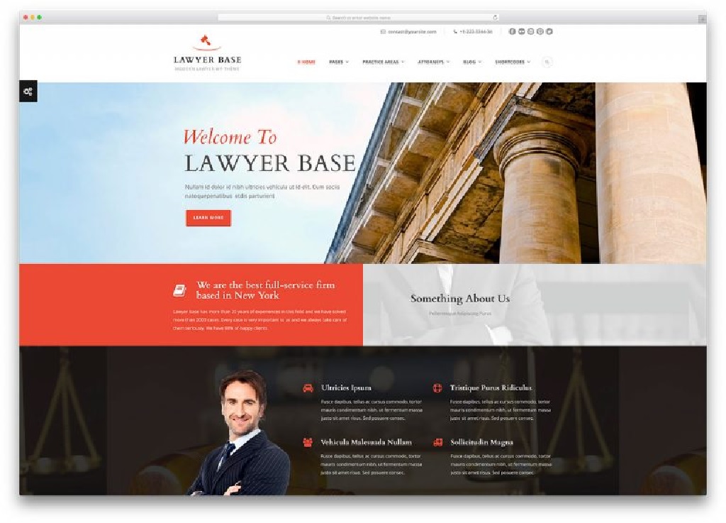 طراحی سایت حقوقی 