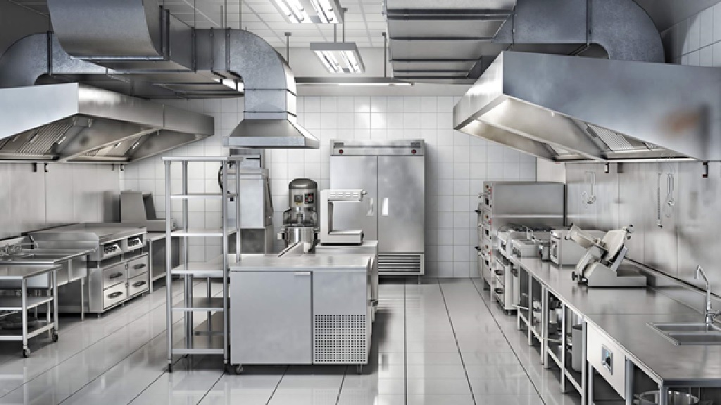 چیدمان تجهیزات آشپزخانه صنعتی بر چه اساسی انجام می شود؟